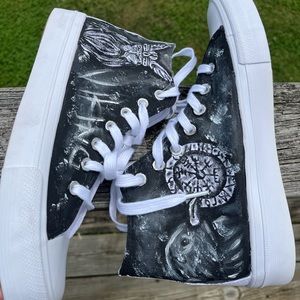 Handmade custom Viking shoes